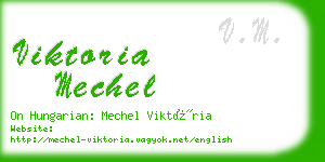 viktoria mechel business card